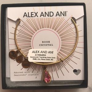 Alex and Ani Rose Crystal bangle